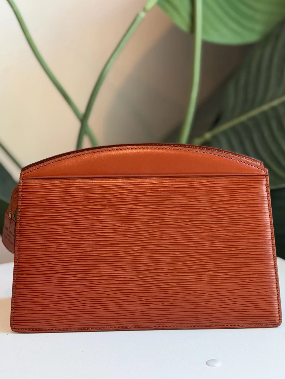 Louis Vuitton ‘Epi Leather Trousse Crête Clutch’